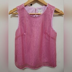 J. Crew Pink Sequin Women's Top